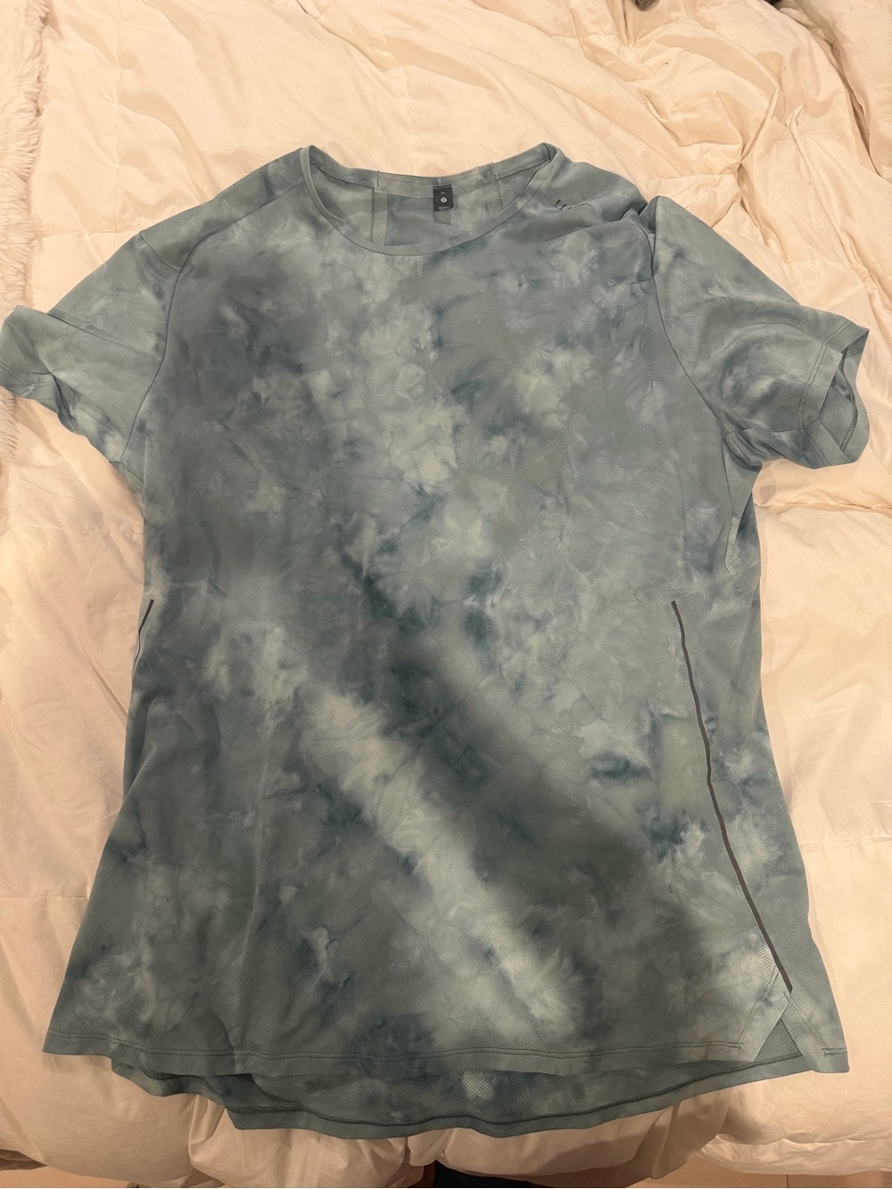 Tie-Dye Crewneck Tee - Blue/Green